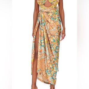 Andrea Iyamah KALY Sarong Colorful Beach Wrap NWT